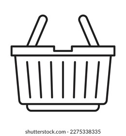 Shopping Basket Icon Design For Personal And Commercial Use
