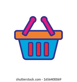 shopping basket icon design vector template