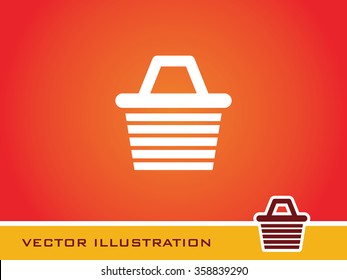 Shopping Basket Icon. Eps-10.