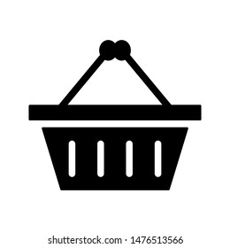 shopping basket icon. Logo element illustration. shopping basket symbol design. shopping basket concept. Can be used in web and mobile, simple icon