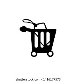 Shopping basket icon. Online store sign