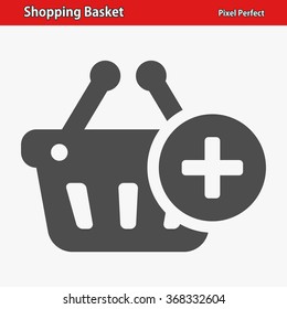 Shopping Basket Icon. Professional, pixel perfect icons optimized for both large and small resolutions. EPS 8 format.