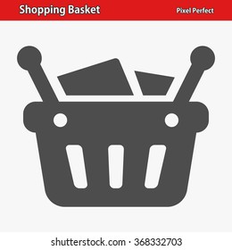 Shopping Basket Icon. Professional, pixel perfect icons optimized for both large and small resolutions. EPS 8 format.
