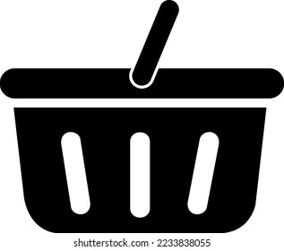 Shopping basket icon. Simple style for web template and app..eps
