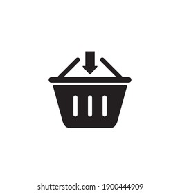 shopping basket icon symbol sign vector
