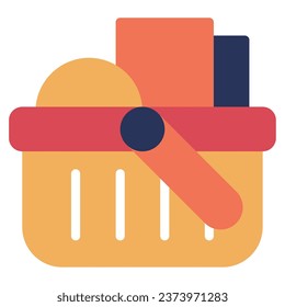 Shopping Basket Icon for uiux, web, app, infographic, etc