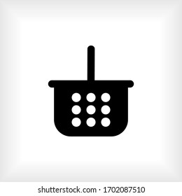 Shopping Basket Icon. Universal Interface Element, Sign and Symbol - Vector.