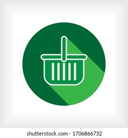 
Shopping Basket Icon. Universal Interface Element, Sign and Symbol - Vector.