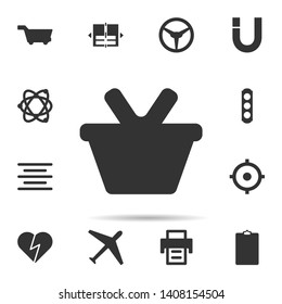 shopping basket icon. Universal set of web for website design and development, app development
