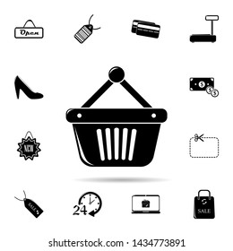 shopping basket icon. Universal set of shop for website design and development, app development