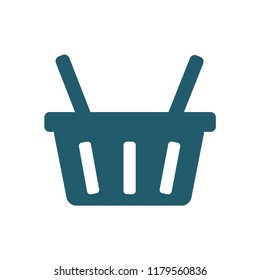 shopping basket icon vector