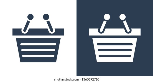 Shopping Basket Icon Vector