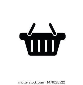 Shopping basket icon vector ,commerce vector illustration