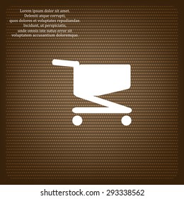 Shopping basket. icon. vector design
