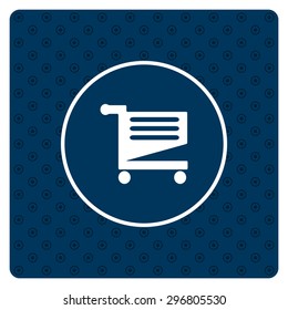 Shopping basket. icon. vector design