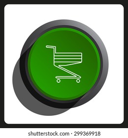 Shopping basket. icon. vector design