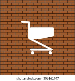 Shopping basket. icon. vector design