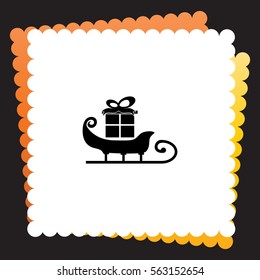 Shopping basket  icon. Vector design. 