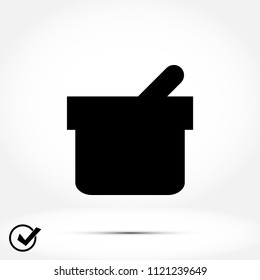 Shopping basket icon, Vector EPS 10 illustration style