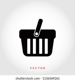 Shopping basket icon vector, Vector EPS 10 illustration style