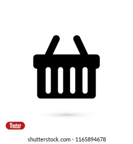 Shopping basket icon vector, Vector EPS 10 illustration style
