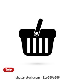 Shopping basket icon vector, Vector EPS 10 illustration style