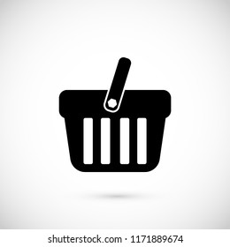 Shopping basket icon vector, Vector EPS 10 illustration style