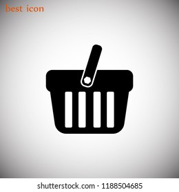Shopping basket icon vector, Vector EPS 10 illustration style