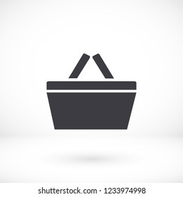 Shopping basket icon. Vector  Eps 10 