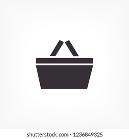 Shopping basket icon. Vector  Eps 10 