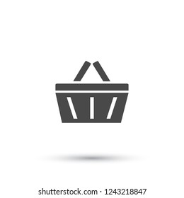 Shopping basket icon. Vector  Eps 10 