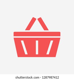 Shopping basket icon. Vector  Eps 10 