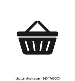 Icono de la cesta de compras Vector EPS 10