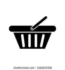 Shopping basket icon vector illustration