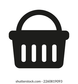 Shopping basket icon - vector illustration. Shop cart, bag, online purchase, retail vector illustration design on white background.