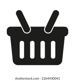 Warenkorb-Symbol - Vektorgrafik. Warenkorb, Beutel, Online-Kauf, Vektorgrafik-Design im Einzelhandel auf weißem Hintergrund.