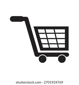 Shopping Basket Icon Vector Illustration Logo Template