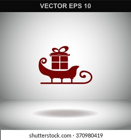 Shopping basket icon, vector illustration.