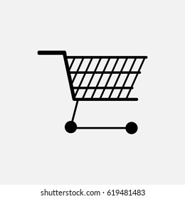 shopping basket icon. shopping basket vector illustration