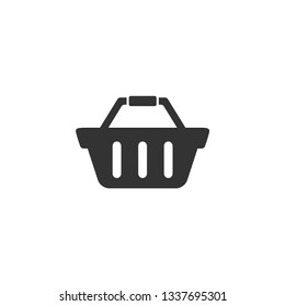 Shopping Basket Icon Vector, Retail Icon 
