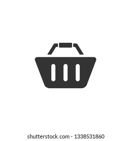 Shopping Basket Icon Vector, Retail Icon