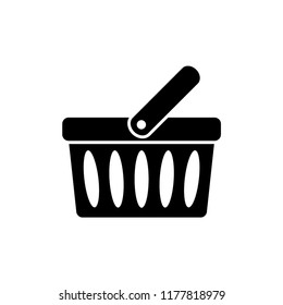 shopping basket icon vector template