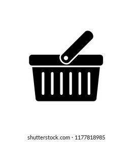 shopping basket icon vector template