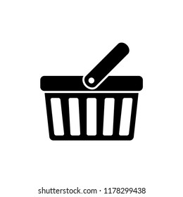 shopping basket icon vector template