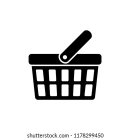 shopping basket icon vector template