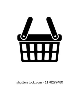 shopping basket icon vector template