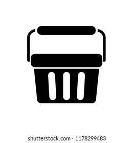 shopping basket icon vector template
