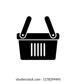 shopping basket icon vector template