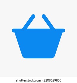 Plantilla De Vector De Icono De La Cesta De Compras Para Aplicación Web, Informática Y Móvil