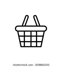shopping basket icon vector for your design element